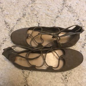 Maurices tan flats